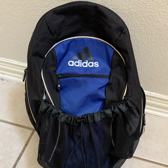 adidas soccer bag blue